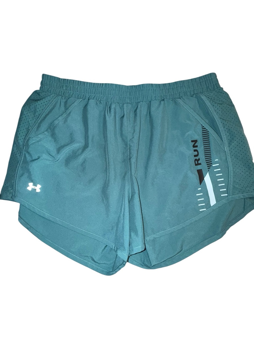 Under Armour Women's Teal Run Shorts - Lightweight Athletic Training Shorts